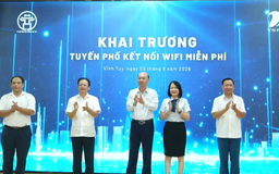 Phường Vĩnh Tuy phủ sóng wifi miễn phí, hiện đại hóa điều hành