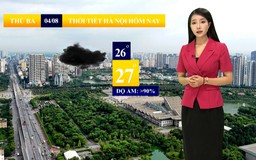 Dự báo thời tiết sáng | 04/08/2026