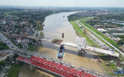 Cầu Đuống mới bước vào giai đoạn nước rút