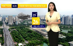 Dự báo thời tiết sáng | 06/08/2026