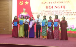 Xã Ứng Hòa hoàn thành sắp xếp 27 trường công lập