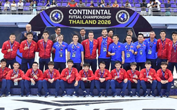 Việt Nam giành ngôi Á quân Continental Futsal 2026