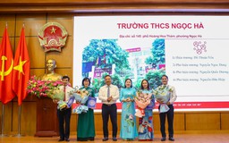Phường Ngọc Hà công bố quyết định thành lập các trường công lập