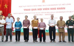 Xã Mê Linh đẩy mạnh chăm lo cho nạn nhân chất độc da cam