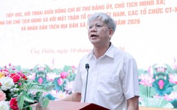 Xã Ứng Thiên đối thoại để tháo gỡ vướng mắc từ cơ sở