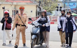 Tăng cường tuyên truyền, xử lý học sinh vi phạm giao thông đầu năm học mới
