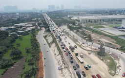 Cầu Thăng Long hạn chế xe tải, xe khách từ ngày 15/9