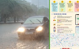 Hà Nội ra mắt mini app 'bản đồ mưa ngập' trên iHanoi