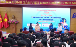 Vì an toàn giao thông Thủ đô: Hành động từ thế hệ trẻ