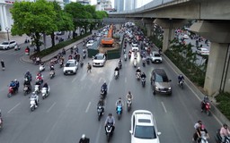 Hà Nội rào chắn đường Nguyễn Trãi thi công Vành đai 2,5