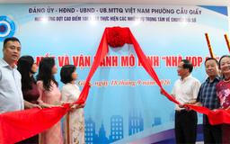 Phường Cầu Giấy ra mắt mô hình 'Nhà họp số'