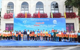 Giải chạy Báo Hànộimới tại phường Hoàng Mai