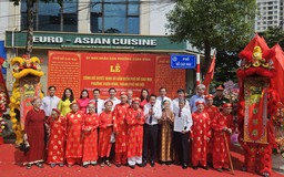 Phường Xuân Đỉnh tổ chức lễ gắn biển tuyến phố Đỗ Cao Mại