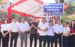 Ra mắt 'Tuyến đường không dùng tiền mặt tại xã Phúc Lộc'