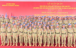 Những người lính Việt Nam lên đường gìn giữ hòa bình Liên hợp quốc