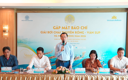 Ra mắt giải Bơi chải thuyền rồng và ván SUP Hà Nội mở rộng 2026