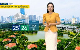 Dự báo thời tiết sáng | 25/09/2026