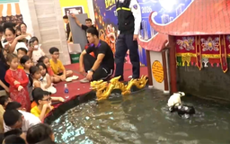 Nghệ thuật rối nước thu nhỏ trong không gian phố thị