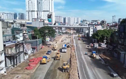 Phường Khương Đình: Tăng tốc thi công đường Vành đai 2,5