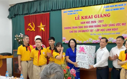 Niềm xúc động trong ngày khai giảng ở lớp học linh hoạt