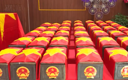 Quy tập 582 hài cốt liệt sĩ tại công viên Lê Thị Riêng