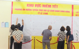 Phường Bồ Đề công khai thông tin về Quy hoạch sông Hồng