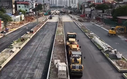 Tiến độ thi công dự án đường số 5 khu đô thị mới Tây Hồ Tây