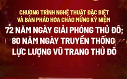 Chương trình nghệ thuật đặc biệt và bắn pháo hoa chào mừng 72 năm Ngày Giải phóng Thủ đô