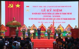 80 năm Ngày truyền thống Lực lượng vũ trang Thủ đô