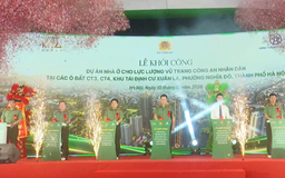 Khởi công dự án NƠXH cho Lực lượng vũ trang CAND