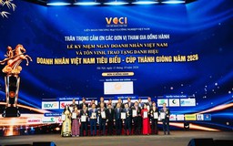 100 doanh nhân Việt Nam tiêu biểu nhận Cúp Thánh Gióng 2026