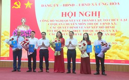 Xã Ứng Hòa ổn định bộ máy sau sắp xếp