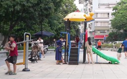 Hồ Trung Tự: Sân chơi xuống cấp sau chỉnh trang