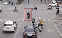 Hà Nội: Camera AI phát hiện xe máy vi phạm giao thông 43 lần trong 9 tháng 