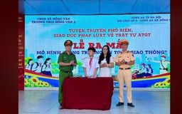 Ra mắt mô hình 'Cổng trường an toàn giao thông'