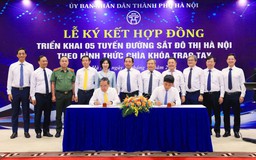 Hà Nội ký hợp đồng 5 tuyến đường sắt với số vốn hơn 900.000 tỷ đồng
