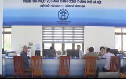 9 tháng, xã Ứng Hòa tỷ lệ giải quyết thủ tục hành chính đạt 99,1%