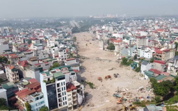 Chậm thi công đường Tây Thăng Long qua Đông Ngạc