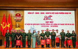 Phường Ngọc Hà gặp gỡ tri ân nhân ngày truyền thống LLVT Thủ đô