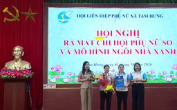 Hội Phụ nữ xã Tam Hưng ra mắt ‘Chi hội phụ nữ số’
