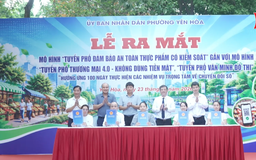 Mô hình tuyến phố ATTP - Thanh toán không dùng tiền mặt