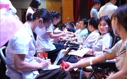 Hơn 400 người tham gia hiến máu tình nguyện tại xã Thường Tín