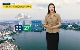 Dự báo thời tiết sáng | 26/10/2026