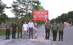 Lắp đặt 590 biển cảnh báo an ninh khu vực Cảng hàng không quốc tế Nội Bài