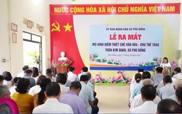 Xã Phù Đổng ra mắt mô hình tự quản nhà văn hóa - khu thể thao