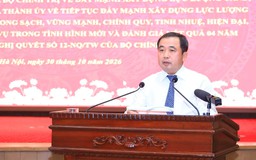 Xây dựng lực lượng Công an Thủ đô chính quy, tinh nhuệ, kỷ luật nghiêm minh
