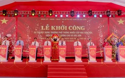 Xã Sóc Sơn khởi công xây dựng trường phổ thông nhiều cấp học