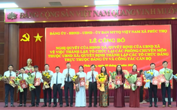 Xã Phúc Thọ kiện toàn tổ chức bộ máy, công tác cán bộ