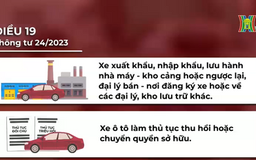 Các trường hợp ô tô được đăng ký biển tạm từ 15/08