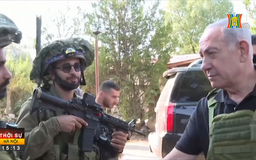 Thủ tướng Benjamin Netanyahu thăm bộ binh bên ngoài Dải Gaza